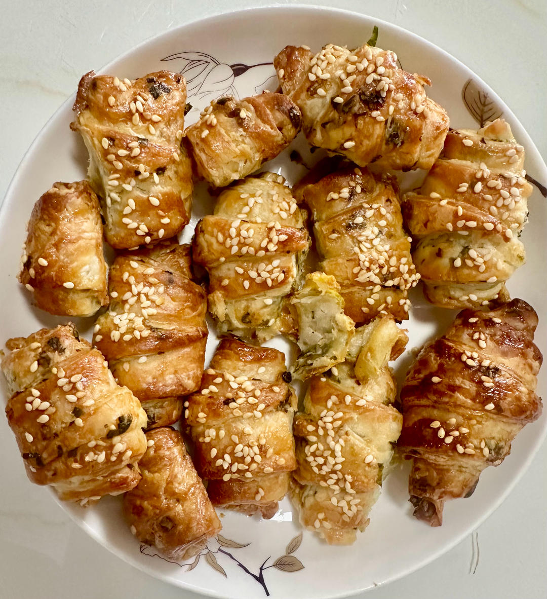 手抓饼版牛角小可颂