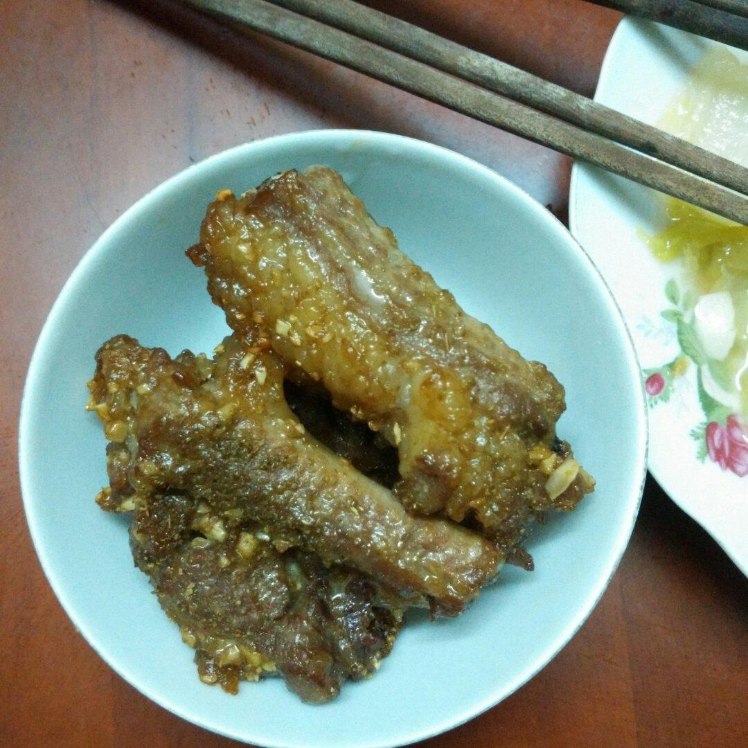 蒜香烤排
