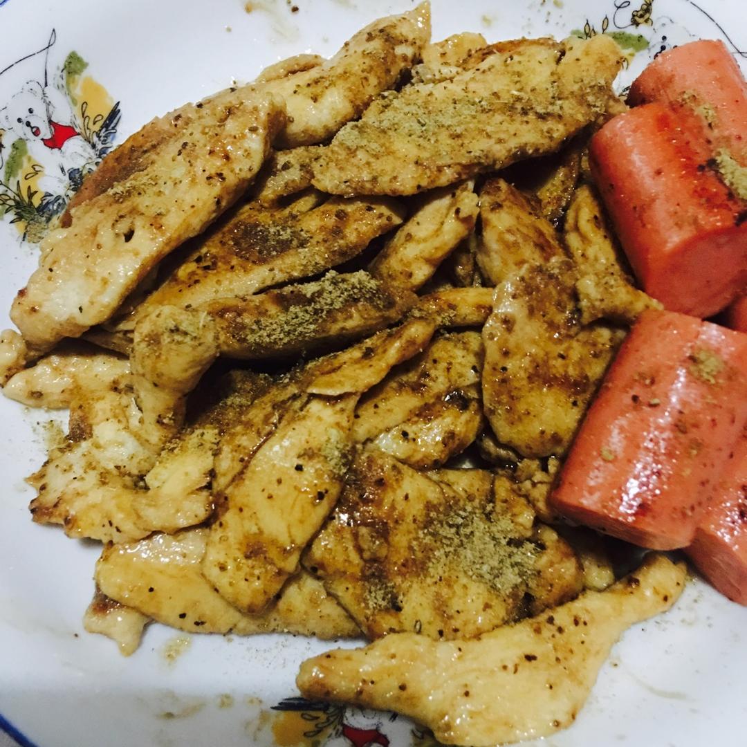 益诚欧巴丶做的黑椒鸡胸肉