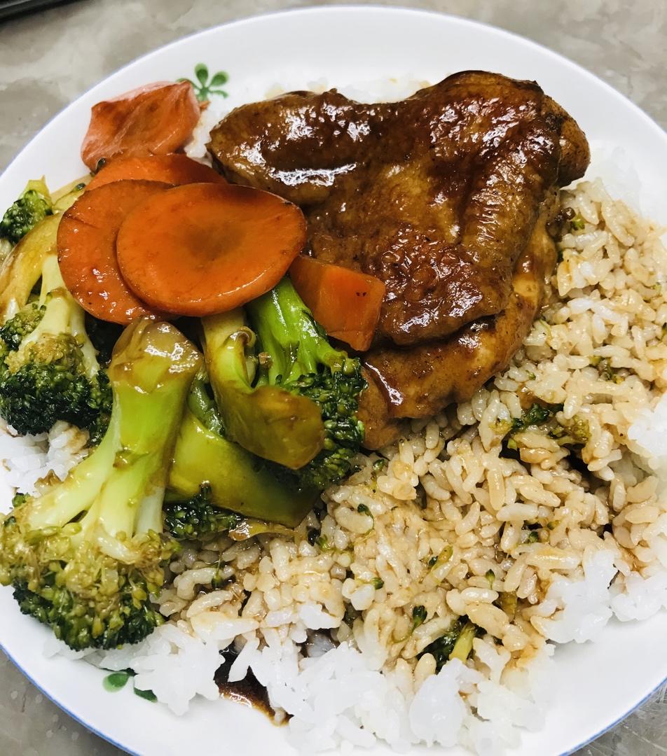 照烧鸡腿饭
