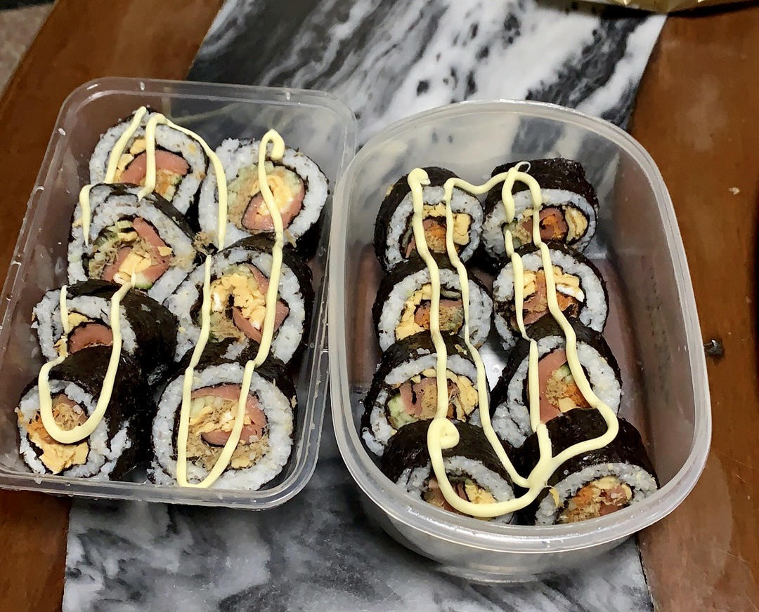 高颜值的紫菜包饭