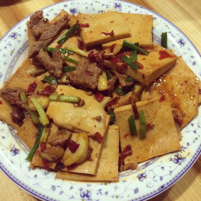 简易版干锅千叶豆腐