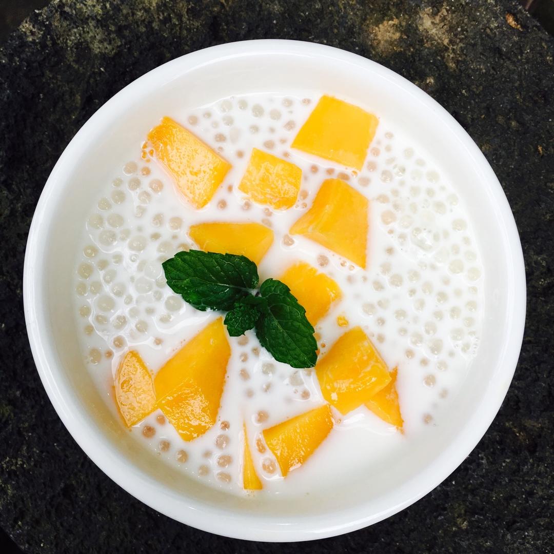 芒果椰汁西米露