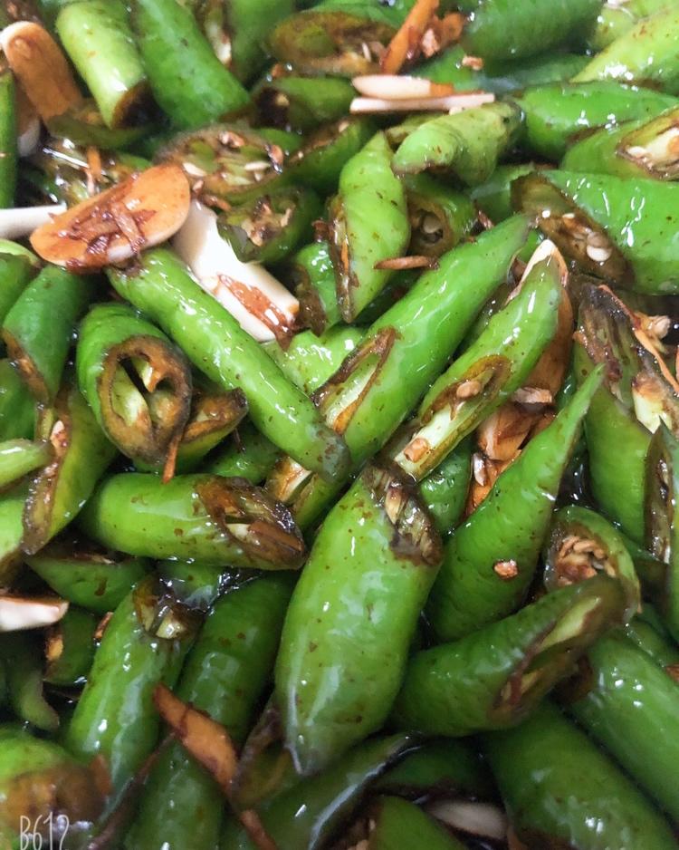 超下饭的～酱油腌辣椒（尖椒）咸菜