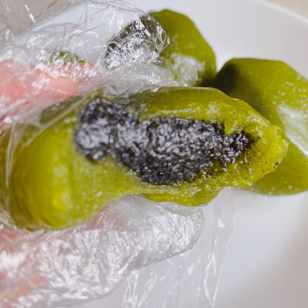 青团 | 流沙花生黑芝麻馅