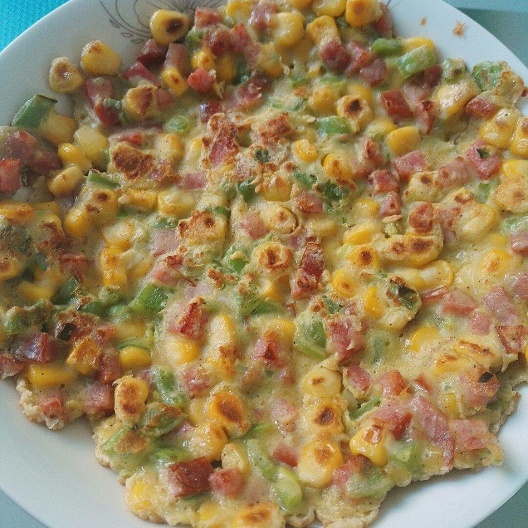 玉米火腿饼