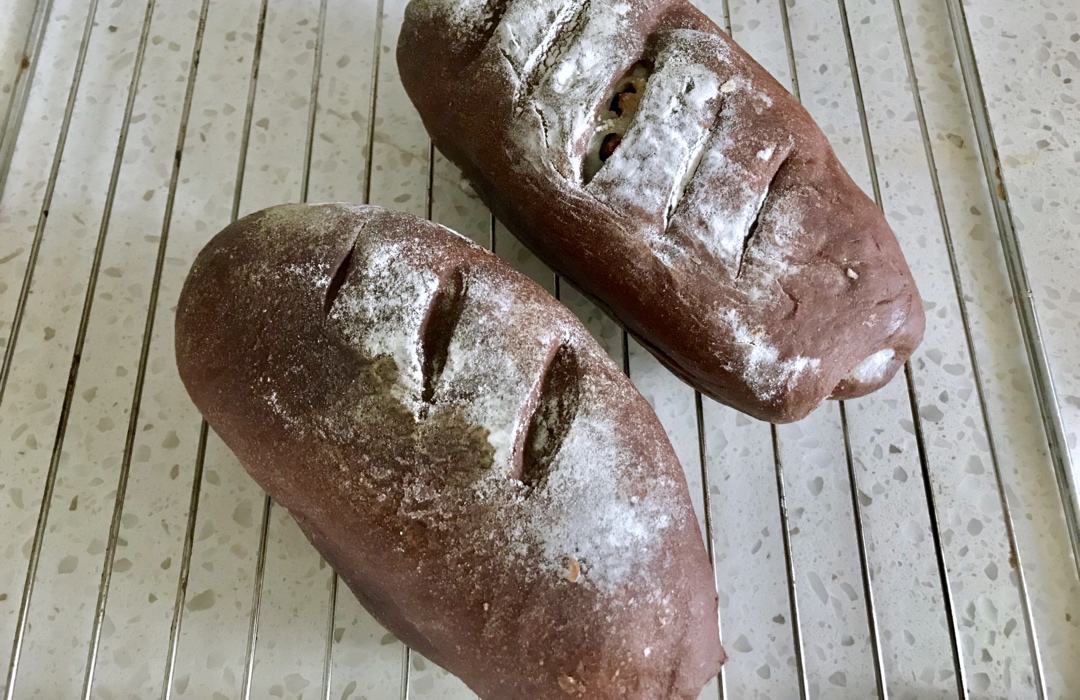 超级好吃简单好做的可可麻薯软欧面包