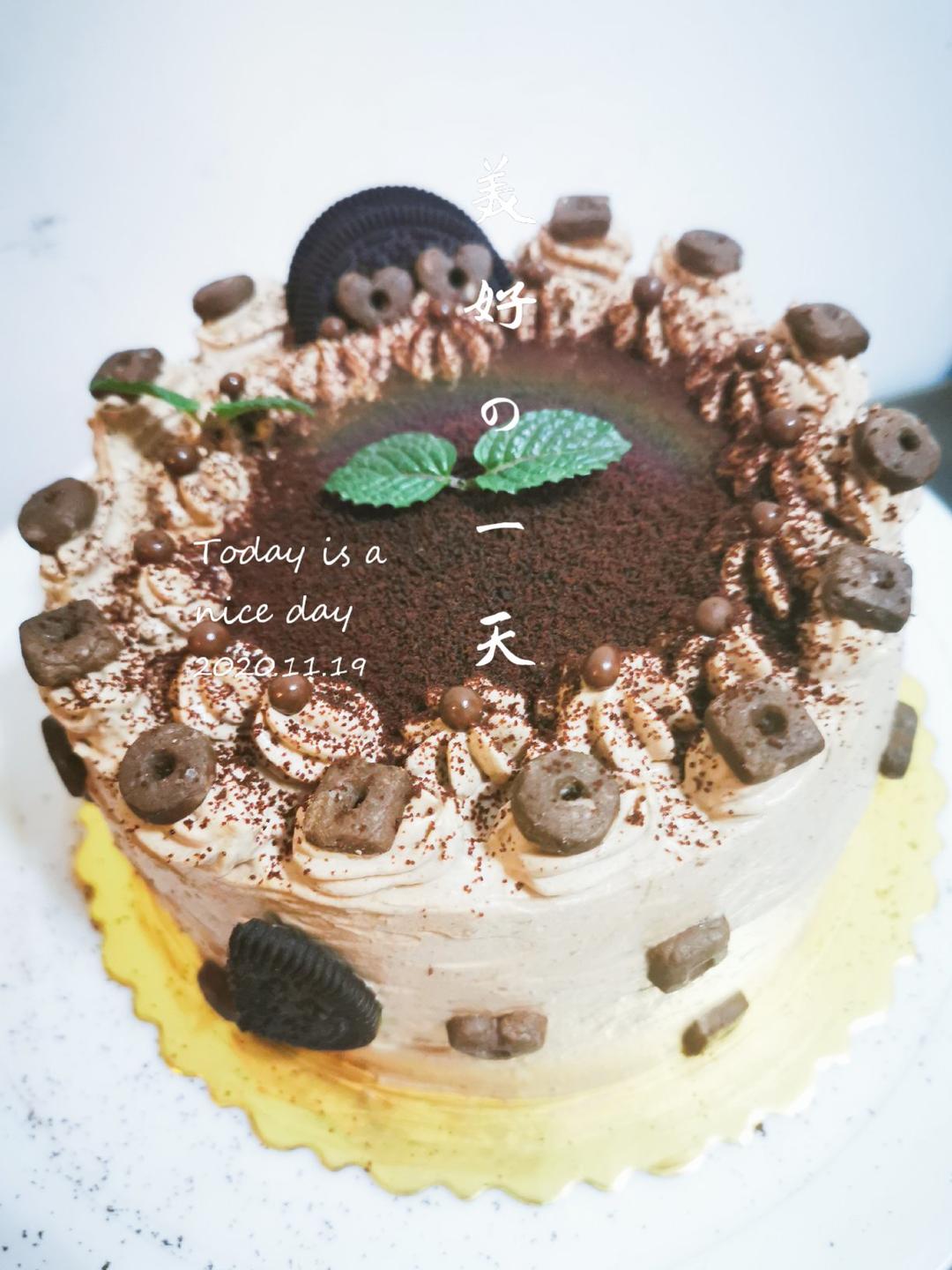 巧克力奶油蛋糕/巧克力奶油的操作手法。/「戚风及其衍生」烘焙视频蛋糕篇2