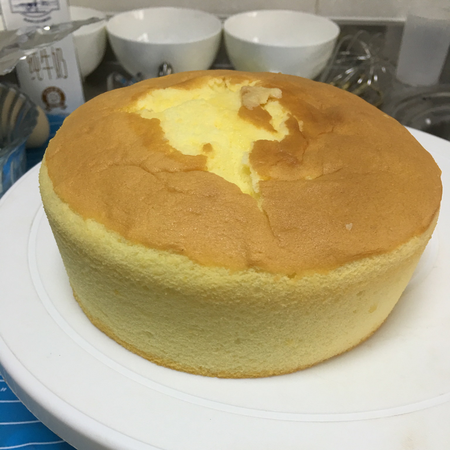 《Tinrry+》戚风蛋糕（6寸配方）（基础、超详细教程）