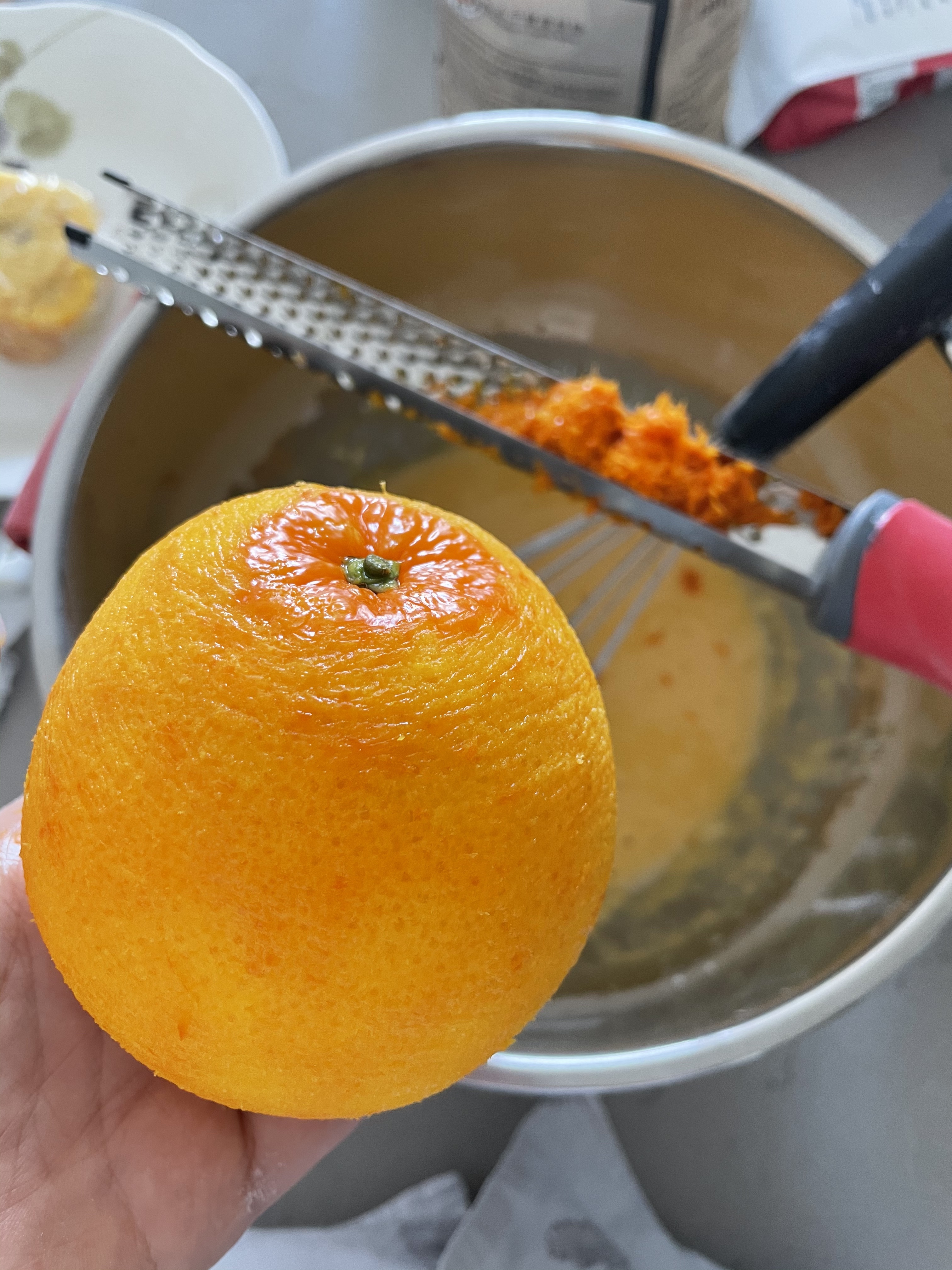 橙香玛德琳🍊的做法 步骤4