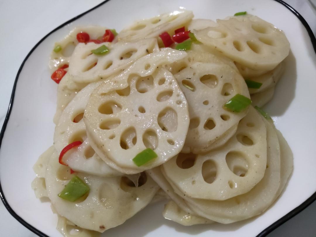 清炒藕片