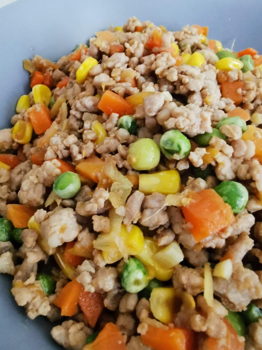 玉米炒肉末【超级下饭的快手家常菜】