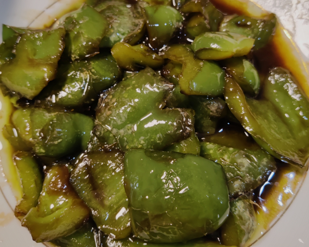 下饭菜≧∇≦虎皮青椒的做法