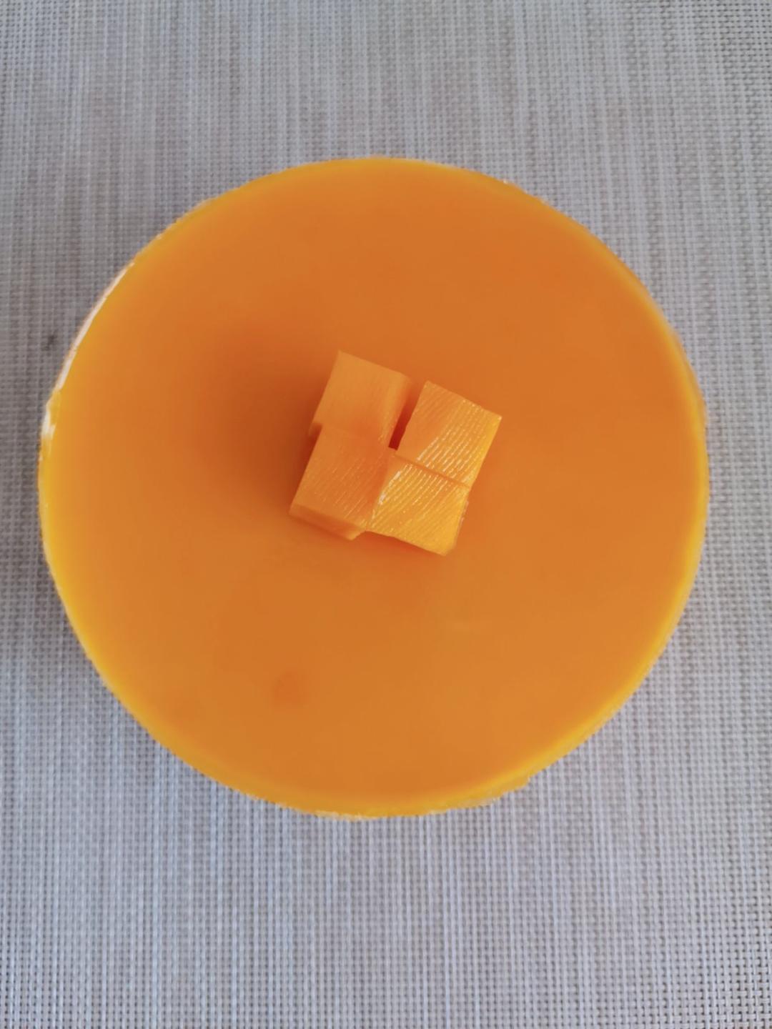 酸奶芒果慕斯蛋糕简易版（普通8寸活底）