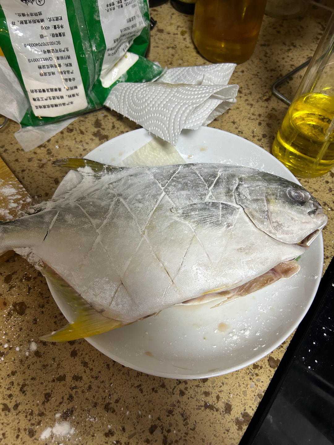 红烧金鲳鱼