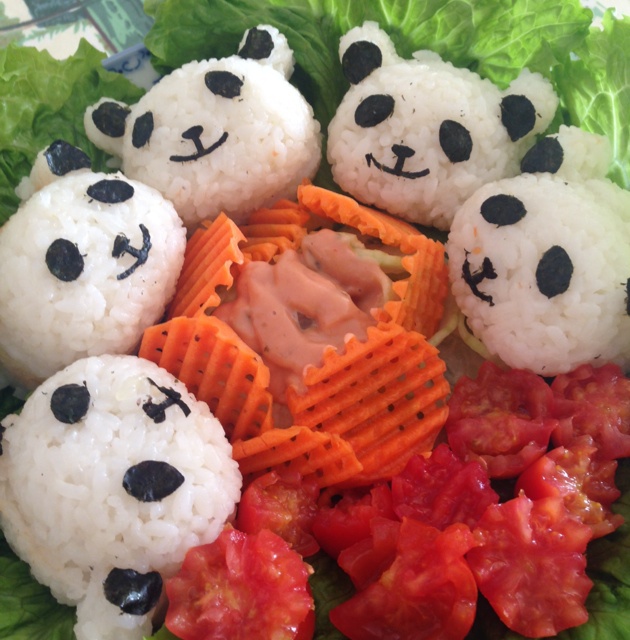 寂寞便当熊猫饭团