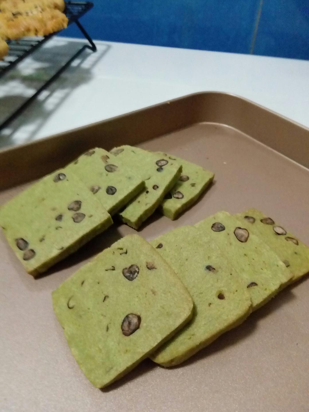 蜜豆抹茶饼干