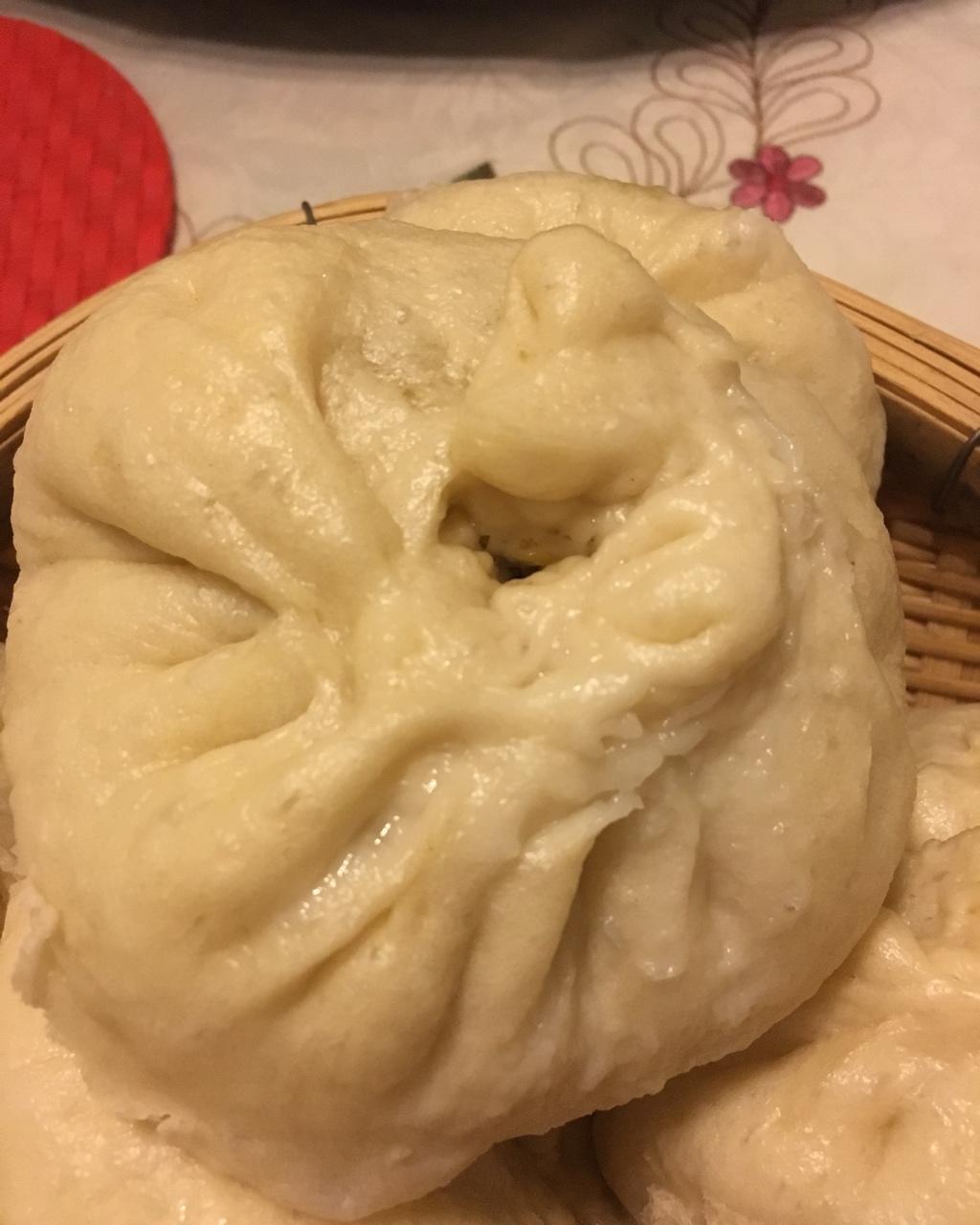 直接发酵法的白胖包子