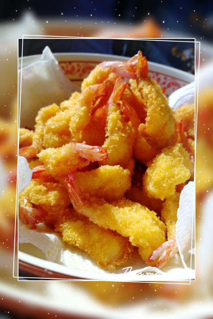 面包糠炸虾