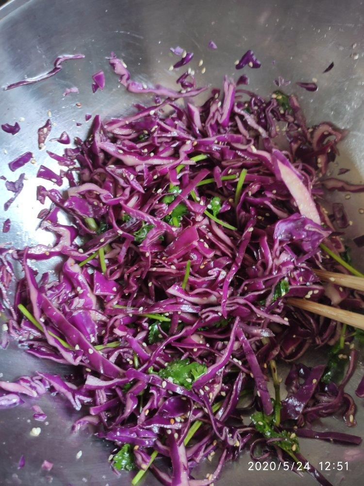 凉拌紫甘蓝