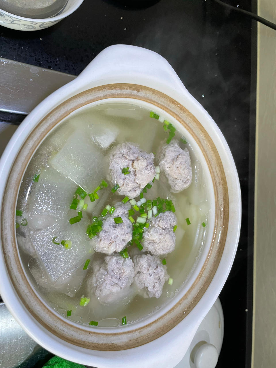 不用油不开油锅【冬瓜肉圆汤】