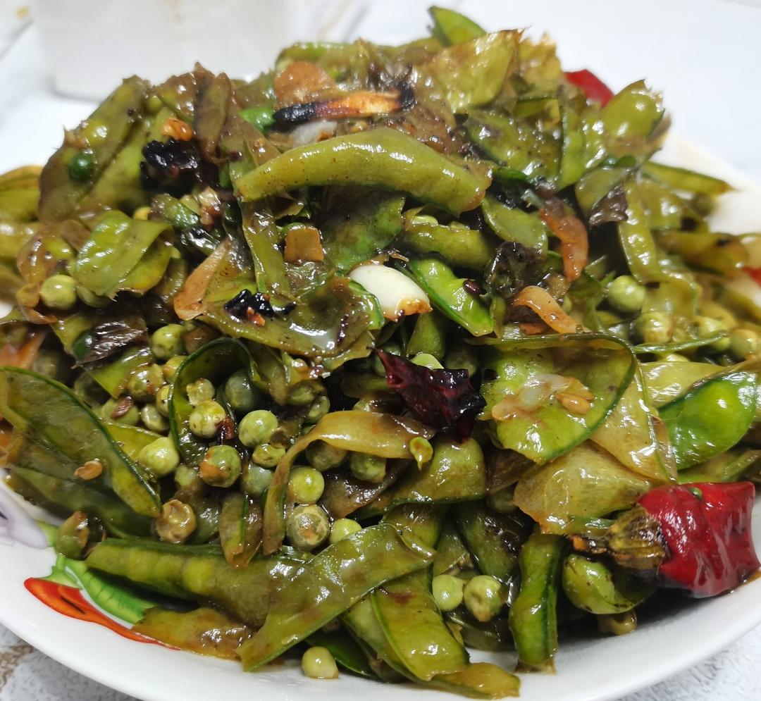 炒｜清炒扁豆角Stir-fried Beans
