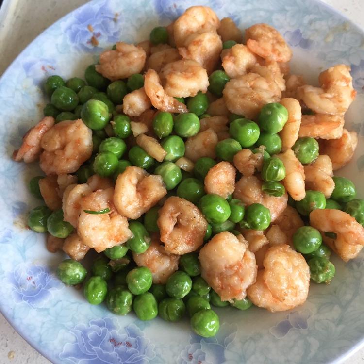 虾仁炒玉米青豆