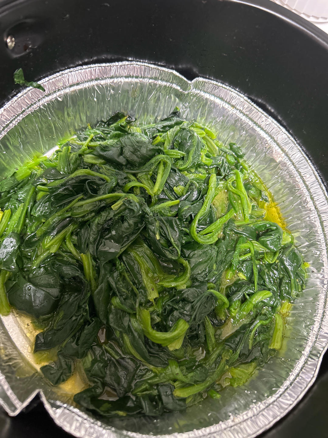 黄油烤菠菜-超级简单营养又美味