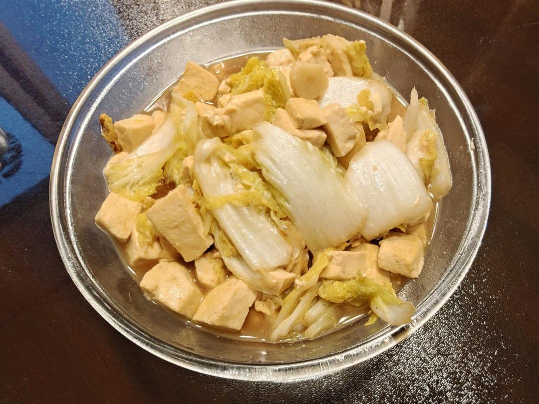 白菜豆腐这样做😋连汤汁都不剩🔅鲜美又美味