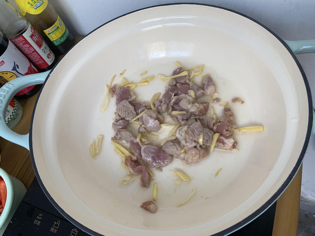 豆角焖面【5月珐琅铸铁锅食谱】