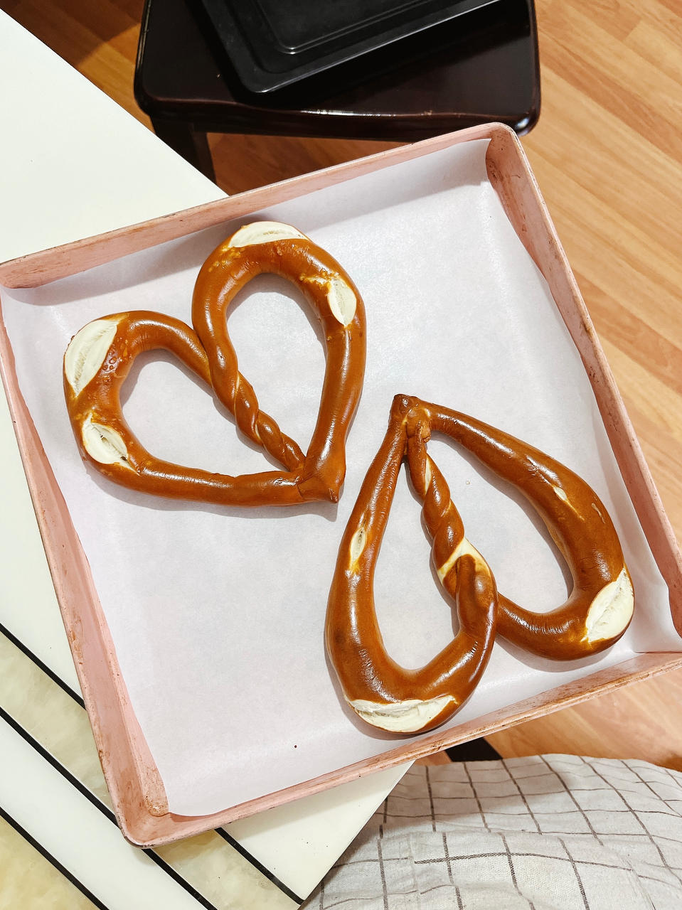 爱心德式碱水结❤️做个面包都是爱你的形状