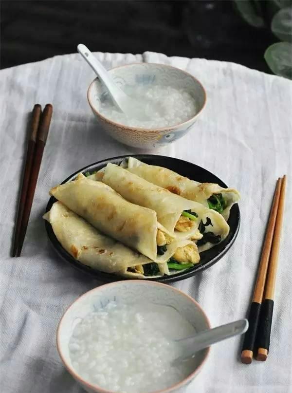 菠菜春卷的做法