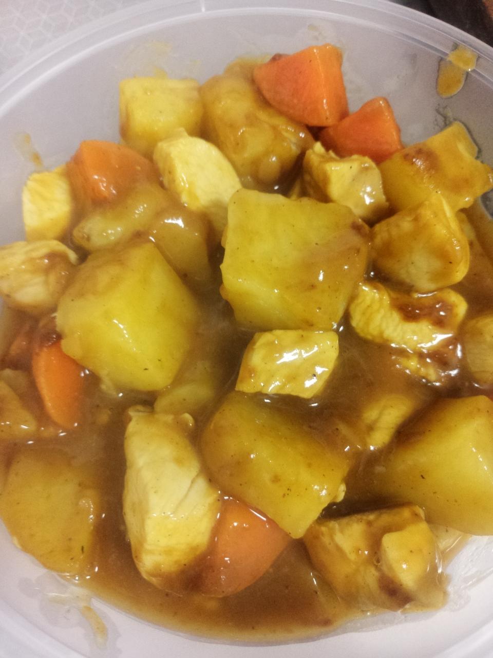 咖喱鸡胸肉的做法