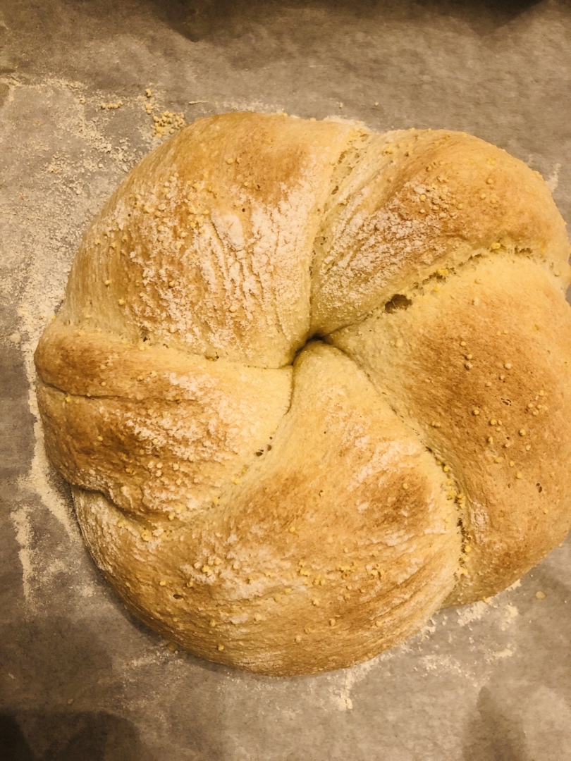 一口入魂的皇冠小米面包