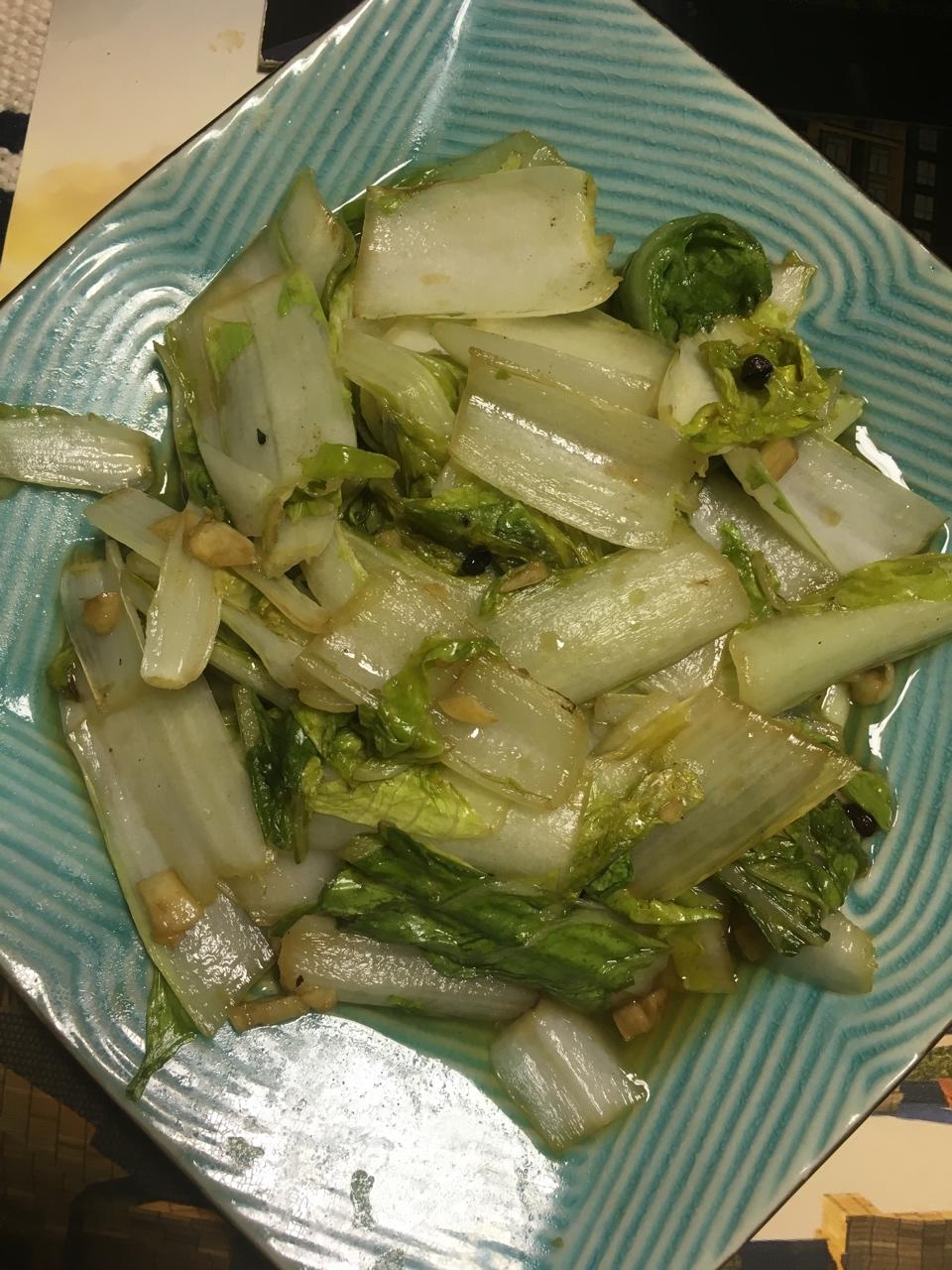 香蒜炒快菜