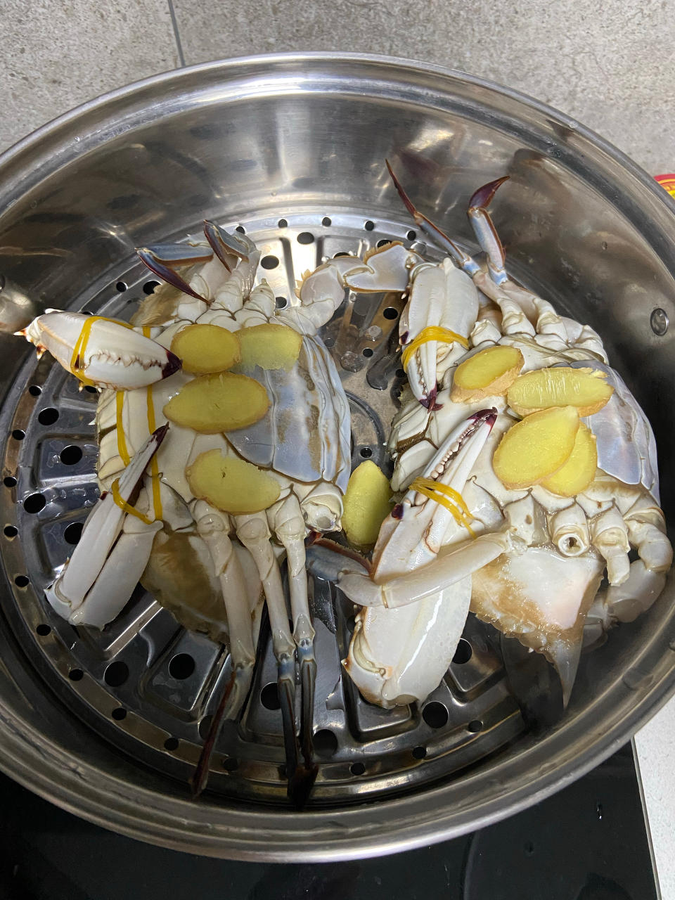 简单的清蒸螃蟹