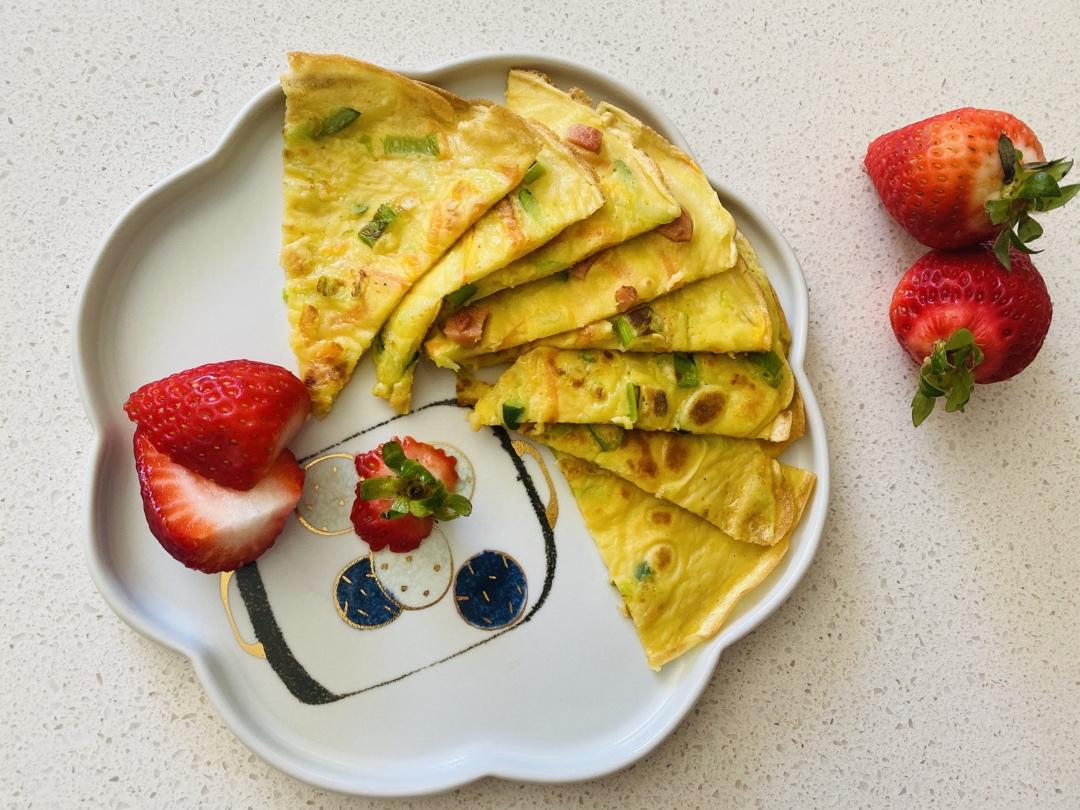 鸡蛋葱油饼                  （更新饼坯保存方法）