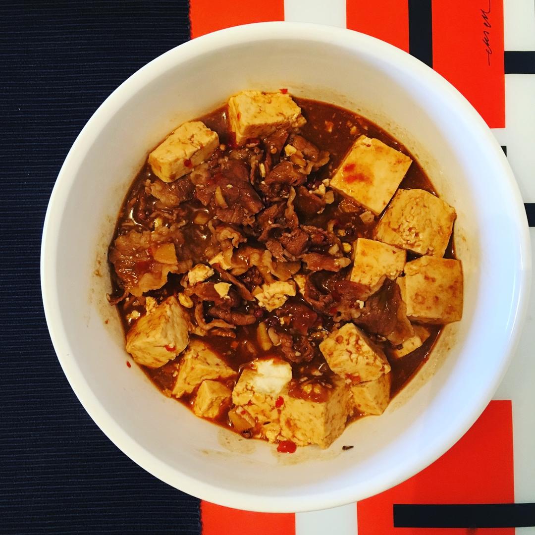 香辣豆腐肉片
