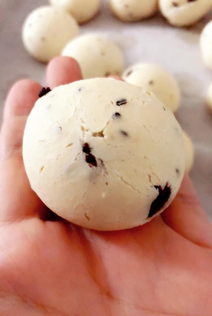 艾咯洁做的恐龙蛋面包--也叫麻薯面包