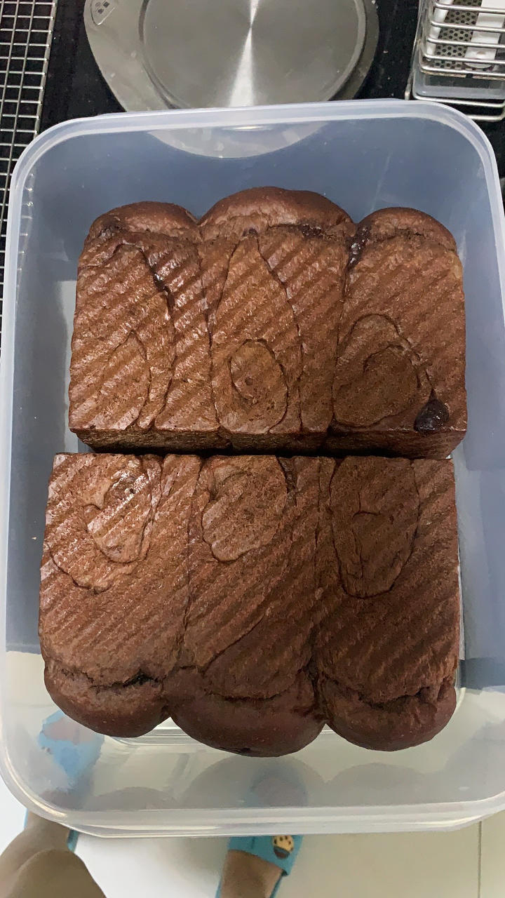 香浓柔软的巧克力吐司