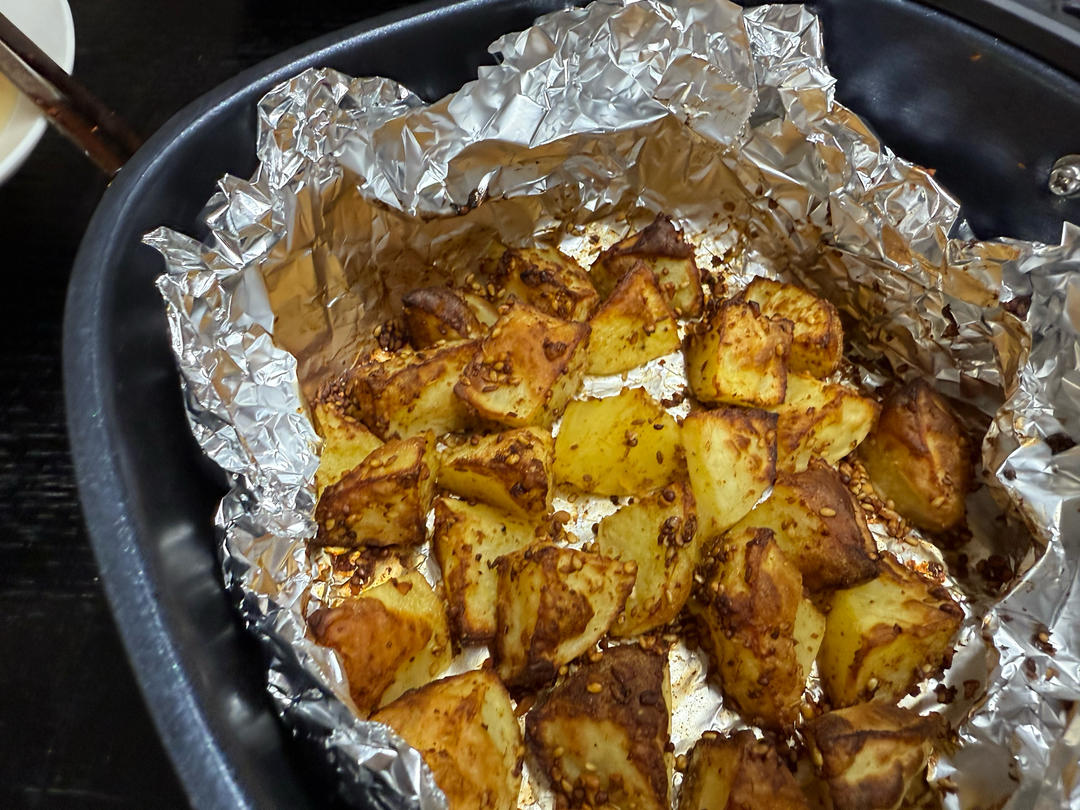 空气炸锅版烤薯角（烤土豆）