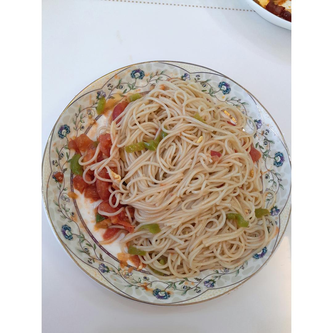 西红柿鸡蛋打卤面（拌面）