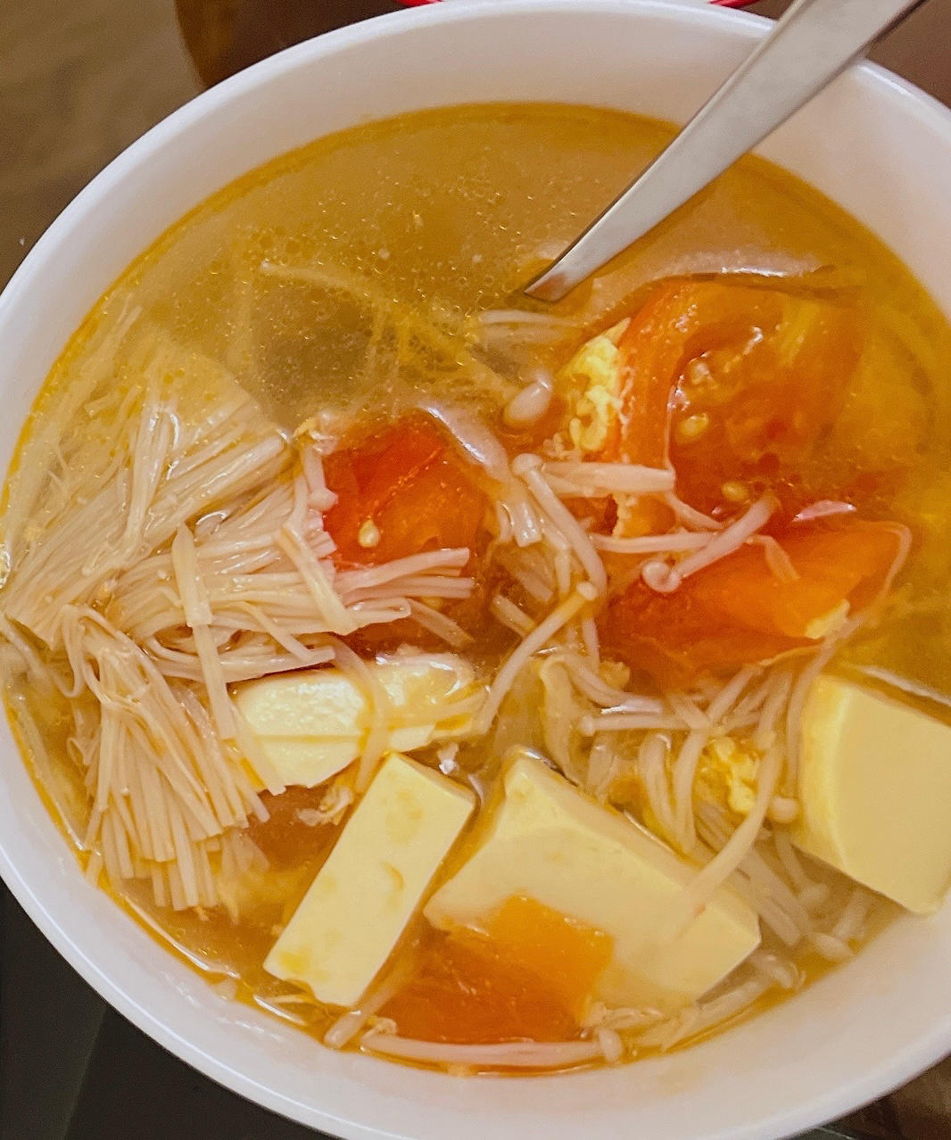 低卡高蛋白番茄豆腐汤