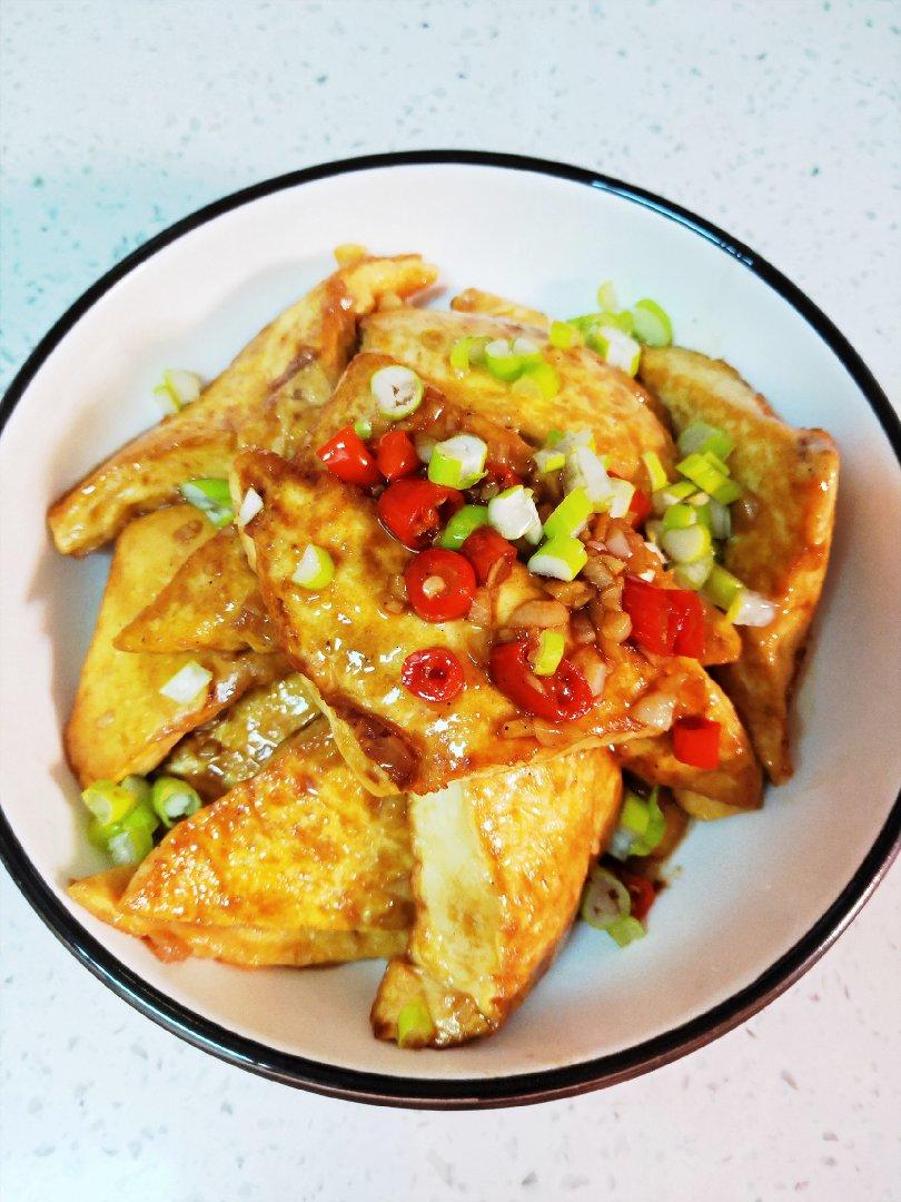 焖煎豆腐