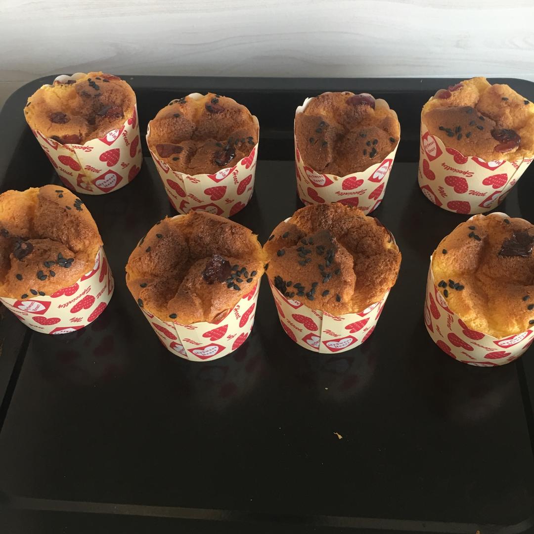 棉花纸杯蛋糕