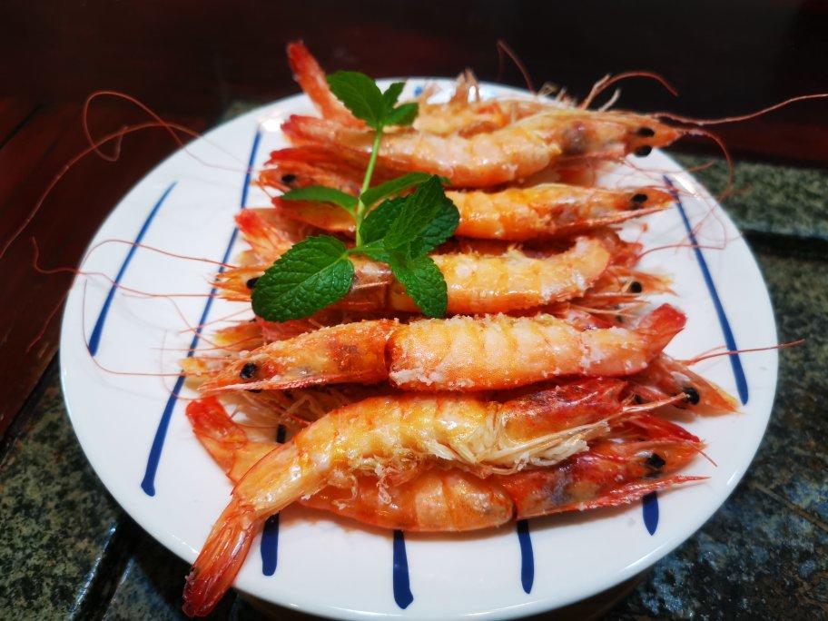 土豆熊熊做的盐烤大虾