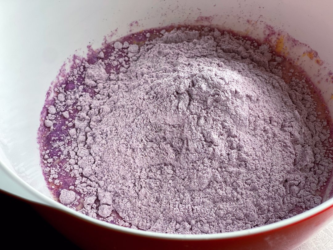 开花紫薯发糕|马克西姆巴斯克多功能锅的做法 步骤3
