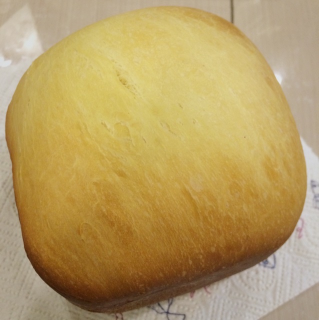 超级好吃的原味面包（面包机版）