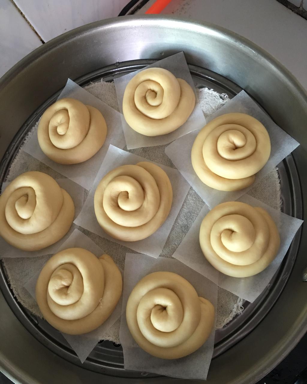 有着面包口感的红糖馒头（一次发酵）