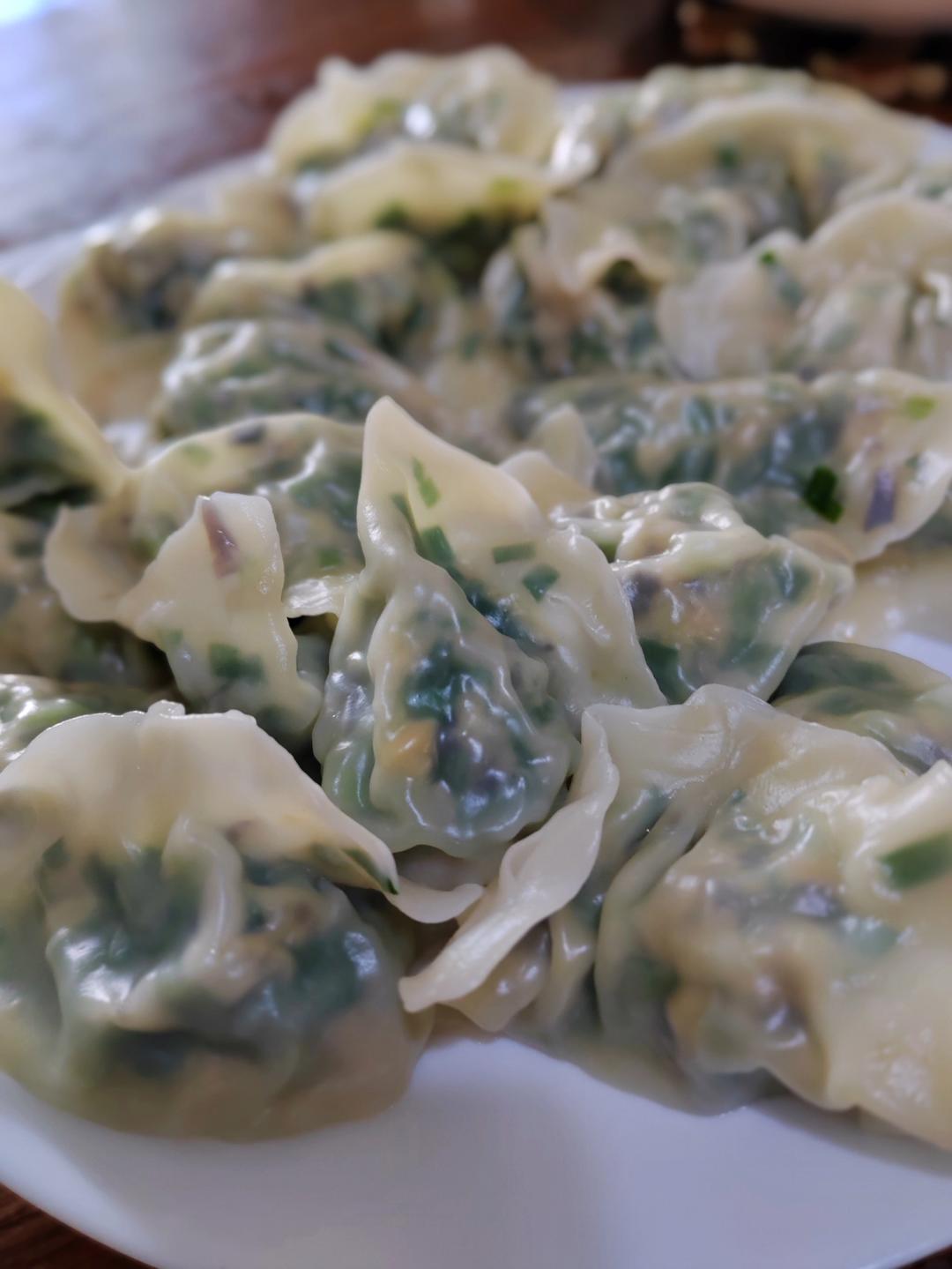 鲜美韭菜蛤蜊肉饺子